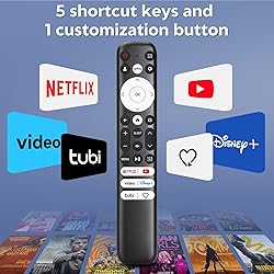 Replacement for Hisense-Google-TV-Remote, Universal