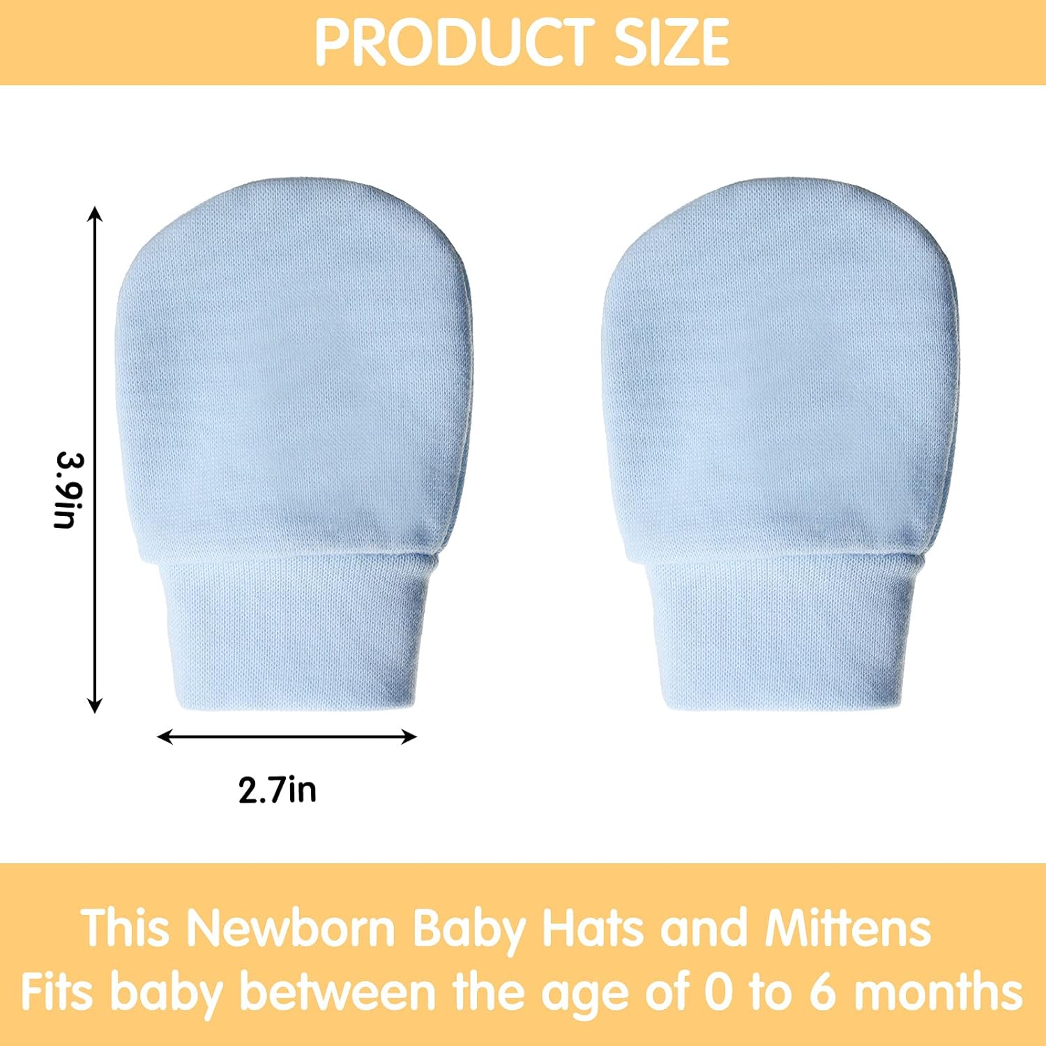 18 Pairs of Newborn Baby Mittens Infant Toddler Gloves No Scratch Mittens Cotton Gloves for 0-6 Months Baby Boys Girls (Dark Color): Clothing