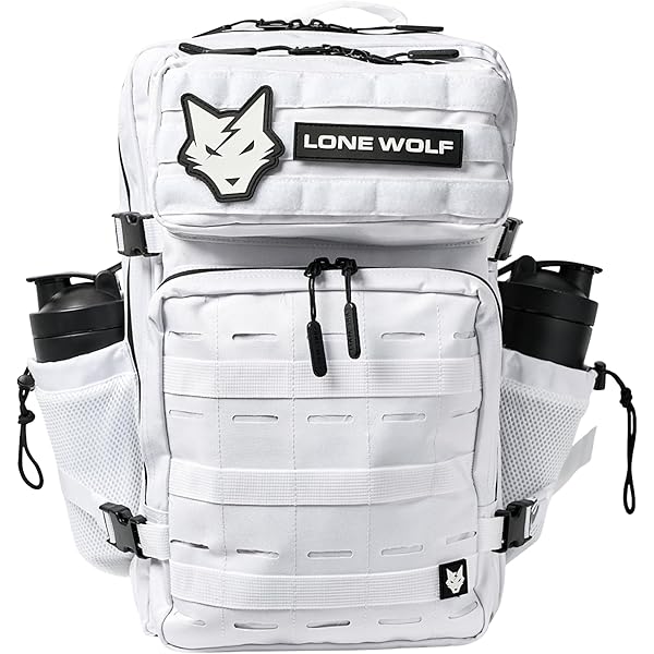 Amazon.com : Lone Wolf Fitness Gen 3 45L White Backpack : Sports