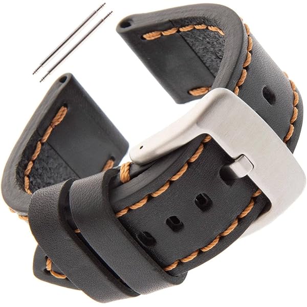 Amazon.com: Gilden 22-26mm Gents Water-Resistant Leather