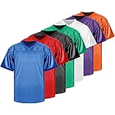 MESOSPERO Blank Football Jersey Plain Sports T-Shirt Pullover Football Clothing Hip Hop Jersey for Party