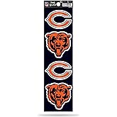 NFL Football Quad Decal 3" x 12" Quad Decal - (4) Decals