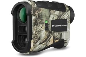 WARMTUYO RangeFinder Golf, Golf Range Finder with Slope, 1000Yards Laser Rrange Finder for Golfing/Hunting, 6.5X Magnification, Rechargeable Range Finders with Magnet Stripe