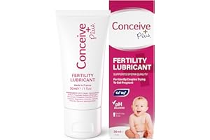 Conceive Plus Fertility Lubricant Travel Size - Sperm-Safe, PH Balanced Personal Lubricant for TTC Couples - Enhances Vaginal Health and Supports Fertility - 1 Fl Oz