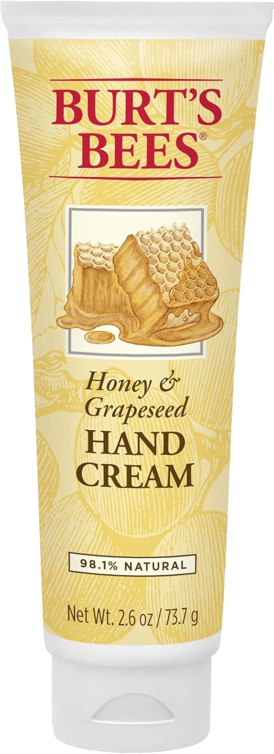Burt's Bees Honey & Grapeseed Oil Hand Cream, 2.6 Oz (Package May Vary) : Hand Lotions : Beauty