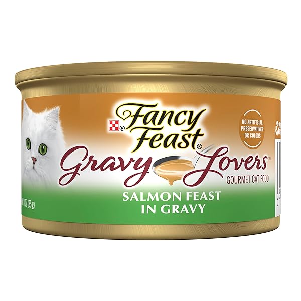 PURINA FANCY FEAST GRAVY LOVERS SALMON FEAST GRILLED...