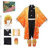 Kahopy Anime Cosplay Costume Outfit Set with Wig Earrings Uniform for Halloween (Blacky, X-Large)