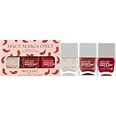 Nails Inc 45 Second Speedy Gloss Spicy Margs Only Nail Polish Trio, Multicolor, Glossy, No Chip, Long Lasting, Quick Dry, Air Dry, Professional Manicures & Pedicures, Vegan Nail Polish, 3 Piece Set