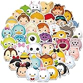 50Pcs Disney Tsum Tsum Kawaii Cartoon Character Stickers Pack for Gifts Water Bottles Cup Laptop Phone Gifts Guitar Car Motorcycle Bike Skateboard JHSL