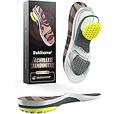 Achilles Tendonitis Insoles for Men & Women: Orthopedic Insoles with Ultra-Cushioned Heel Support to Combat Pain from Heel Spurs and Plantar Fasciitis - G: Men 9-9.5 | Women 11-11.5 (288mm)