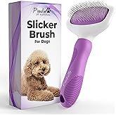Poodle Pet Slicker Brush - For Dogs, Cats, Rabbits - Matted/Loose Fur, Knots - Suitable for Doodle/Goldendoodle Grooming and Shredding Short/Long Hair