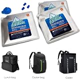 TOURIT Reusable Ice Packs 3 Pack 9.75 x 9.75 x 1 in Cooler Gel Packs view 3