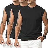 Suwangi Mens Tank Top Gym Exercise Athletic Quick Dry Muscle Bodybuilding Sleeveless Shirts Workout Outdoor Running Shirts