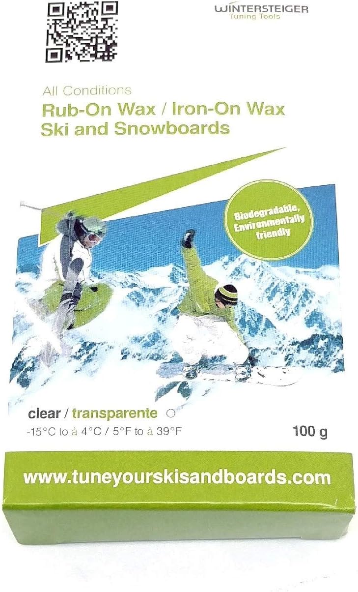 Wintersteiger Biodegradable White Universal ski & Snowboard Wax Wax rub