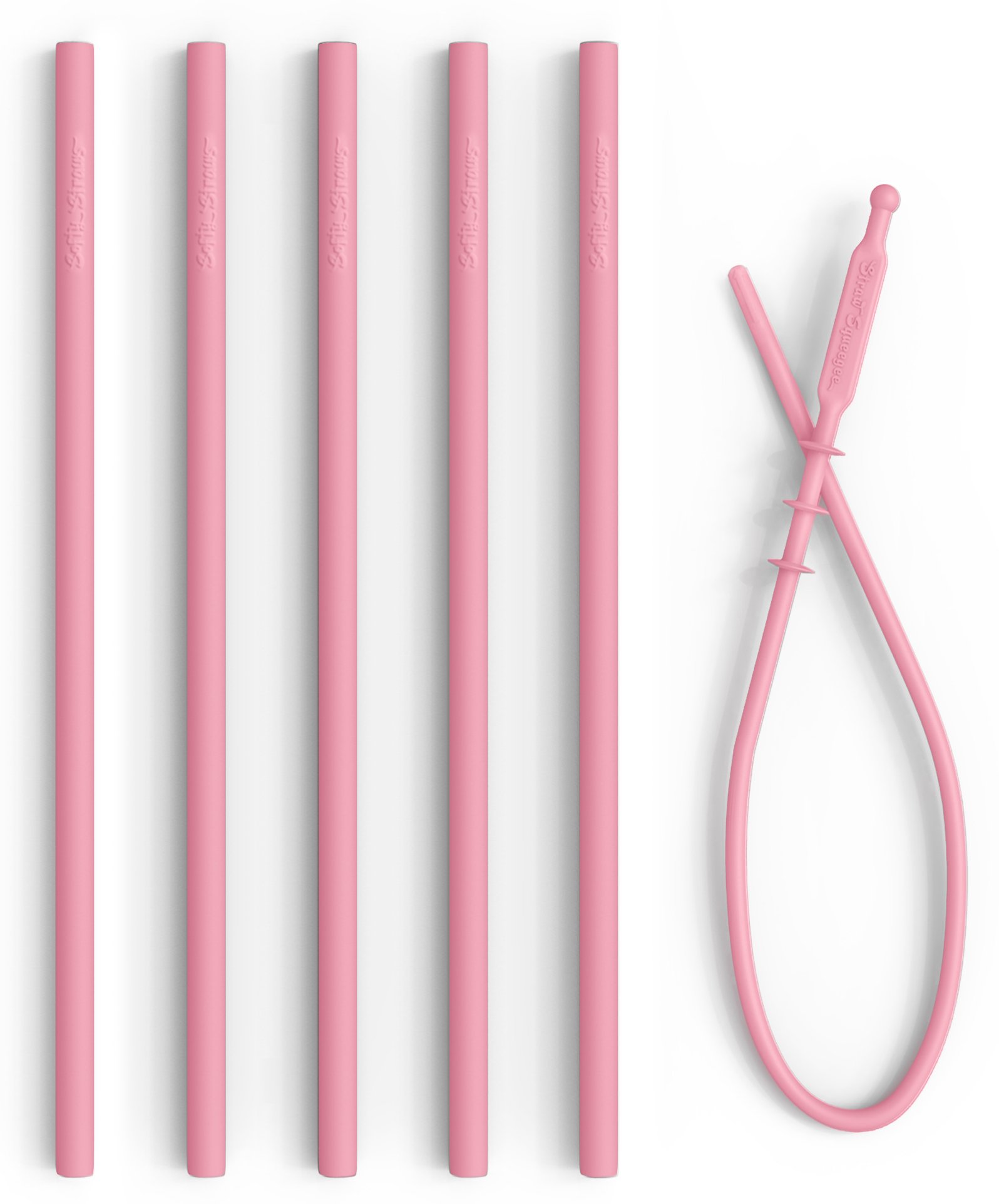 Slender Reusable Silicone Straws BPA Free NonRubber