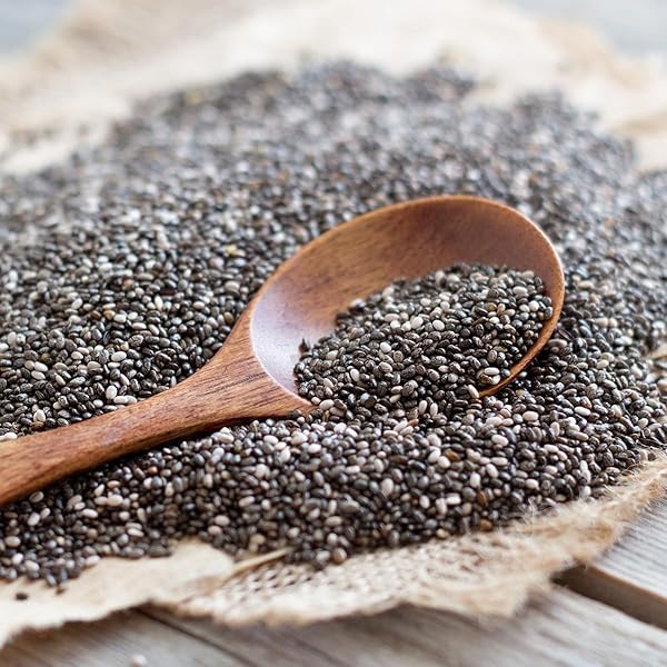 SANAR NATURALS CHIA SEEDS, 10 OZ | HIGH FIBER, OMEGA 3, PLANT BASED PROTEIN, RAW BLACK CHIA SEEDS, VEGAN, NON GMO, GLUTEN FREE, SUPERFOOD FOR SMOOTHIES, OATMEAL, BAKING, GLP-1 SUPPORT