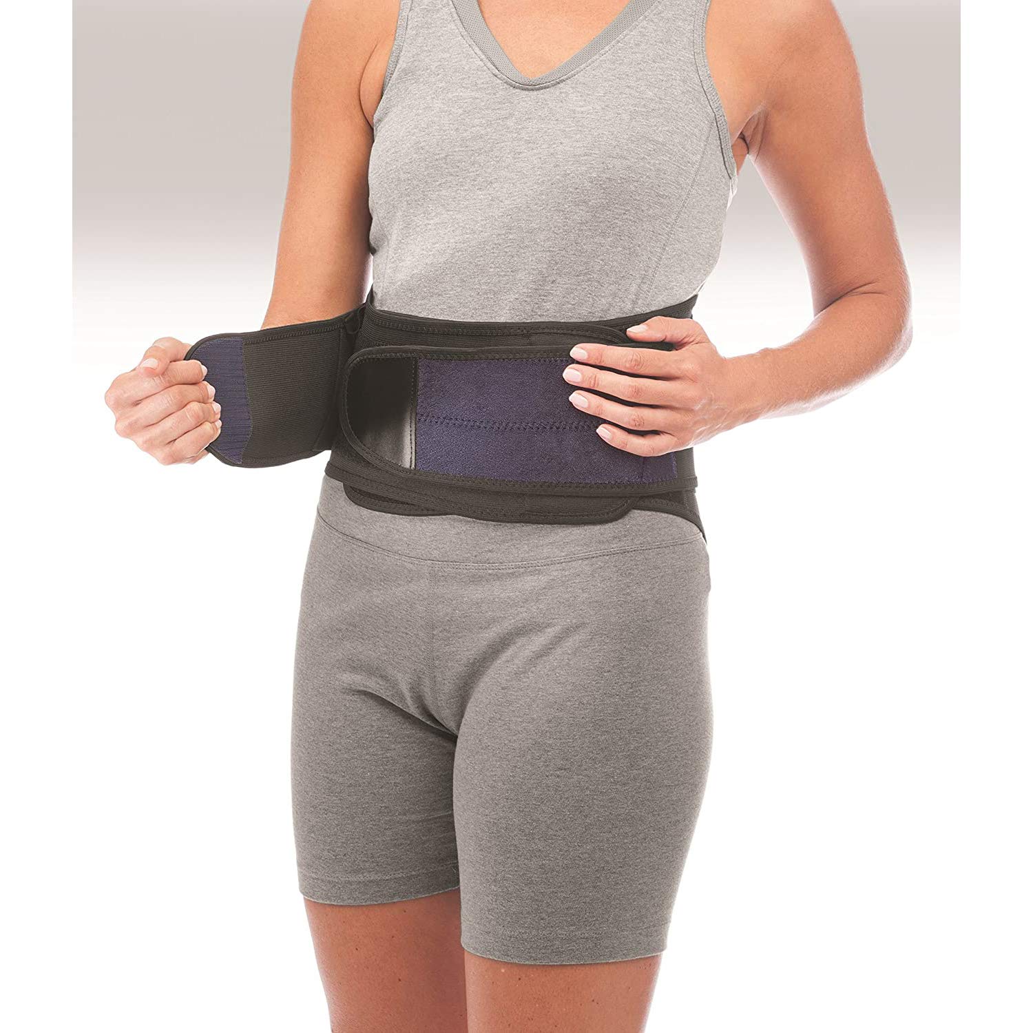 MUELLER Sports Medicine Posture Corrector for Women and Men, Adjustable Back Support for Scoliosis, Kyphosis & Text Neck, One Size, Black