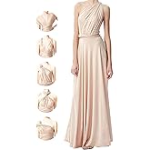 Infinity Dresses for Bridesmaids,Wedding Guest Dresses for Women,Plus Size Wrap Dress Long Maxi Convertible Multiway Dress