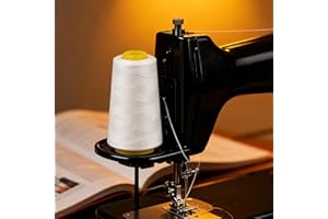 402 Polyester Sewing Thread Cone 3000 Yards White Strong Durable Thread for Sewing Quilting and Craft Projects