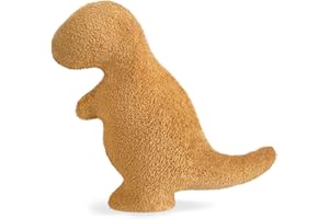 Aiideals Dino Nugget Pillow for Birthday Gifts, Chicken Dino Nuggets Plush Pillow Funny Gifts for Boys Girls, Funny Stuffed Animal Dino Pillow Cute Dinosaur Plush for Kids and Teens(Small, Tyran Rex)