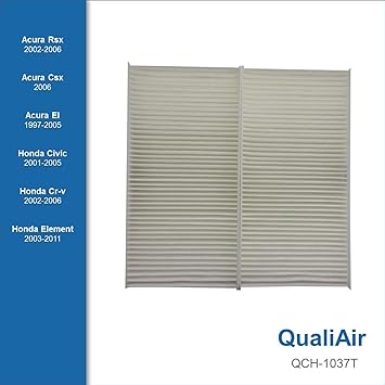 Amazon Com Qualiair Qch 1037t Cabin Air Filter For Acura Honda