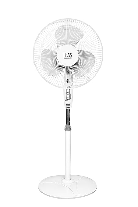 Buy Hans Lighting Pedestal Fan 40 Watt 1300 Rpm 400 Mm 16 Inch 3