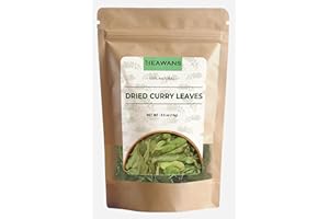 HEAWANS 100% Natural Premium Grade Air Dried Curry Leaves (not broken or crushed)