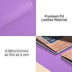 Aothia Leather Desk Pad Protector, Mouse