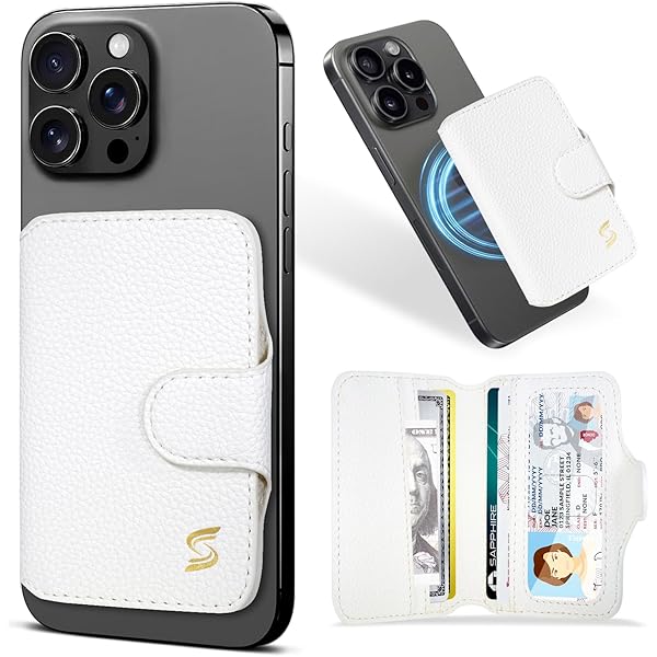 Leather Phone Wallet Stick On Phone Wallet Stick On, Cell Phone