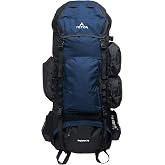 Teton 75L Explorer Internal Frame Backpack for Hiking, Camping, Backpacking, Rain Cover Included, Ocean