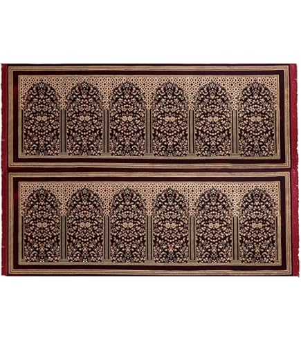 Amazon.com: Modefa Turkish Prayer Rug | Wide 8 Multi Person Velvet