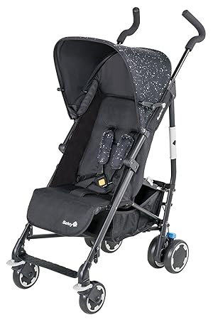 Safety 1st Compa City Buggy (wendig und leicht zusammenfaltbar), schwarz/weiß gepunktet
