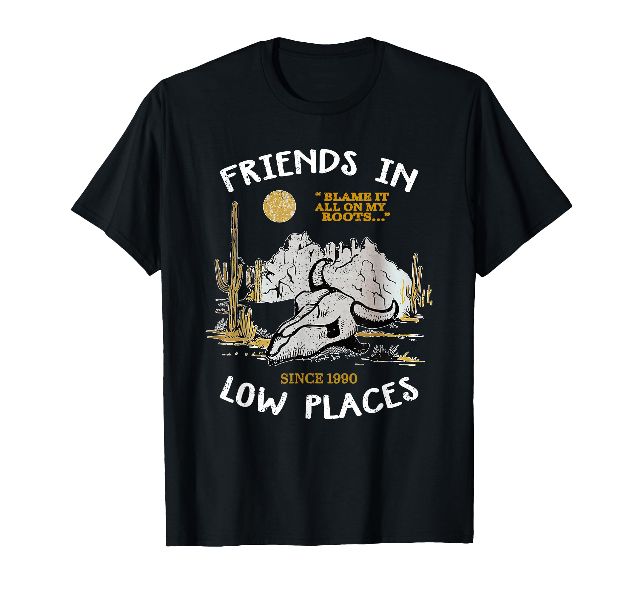 View 1 of 2XL. Friend in Low Places, 90s Country Western T-Shirt