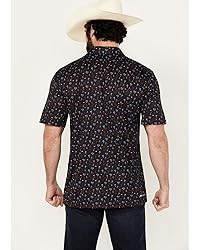 Ariat Men's All Over Print Polo, Black Core, Large