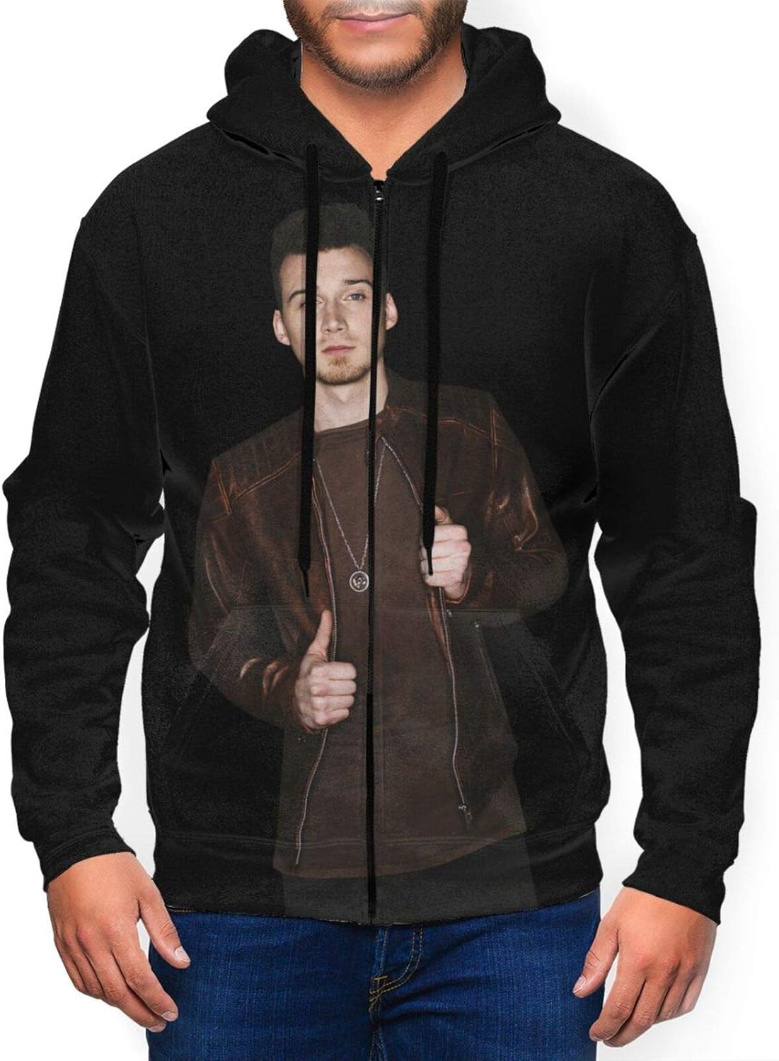 Wsswyspt Morgan Wallen Men's Pocket Hoodie Long Sleeve Zip Hoodie Hooded Sweatshirt: Amazon.ca 