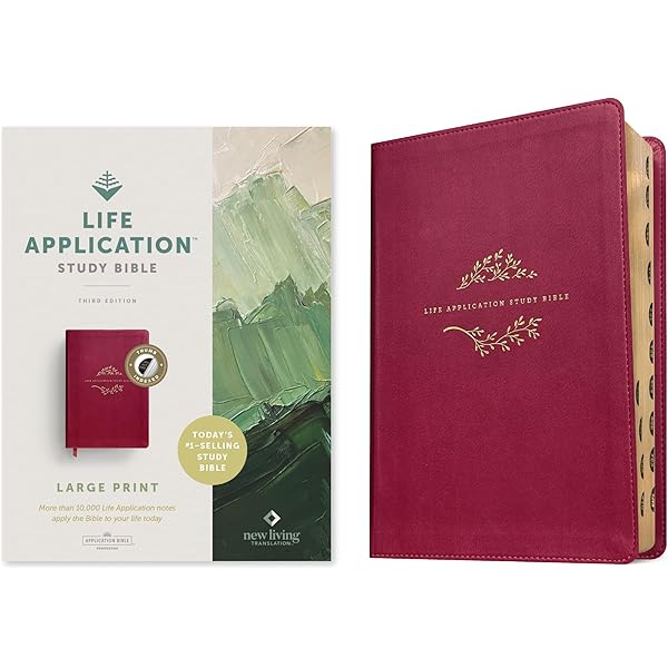 NLT Life Application Study Bible, Third Edition, Large Print