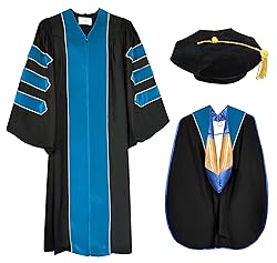 Herrenbek Doctoral Graduation Gown Hood and Tam 8