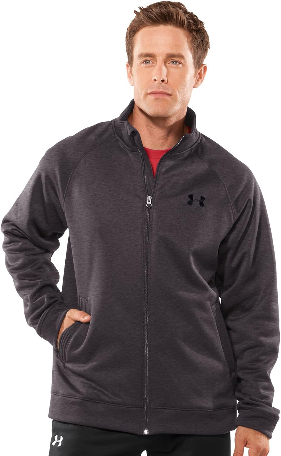 Under Armour Fleece Full Zip Jacket Mens Sports & Outdoors