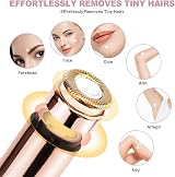 URAQT Facial Hair Remover for Women - Painless Rechargeable Mini Epilator view 5