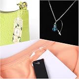 Styquenzer 1000x 3.5" Clear Plastic Snap Lock Pins Security Jewelry Hang view 6