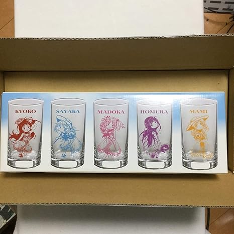 Amazon 劇場版 魔法少女まどかマギカ 新編 叛逆の物語 ローソン オリジナルグラス 5個セット アニメ 萌えグッズ 通販