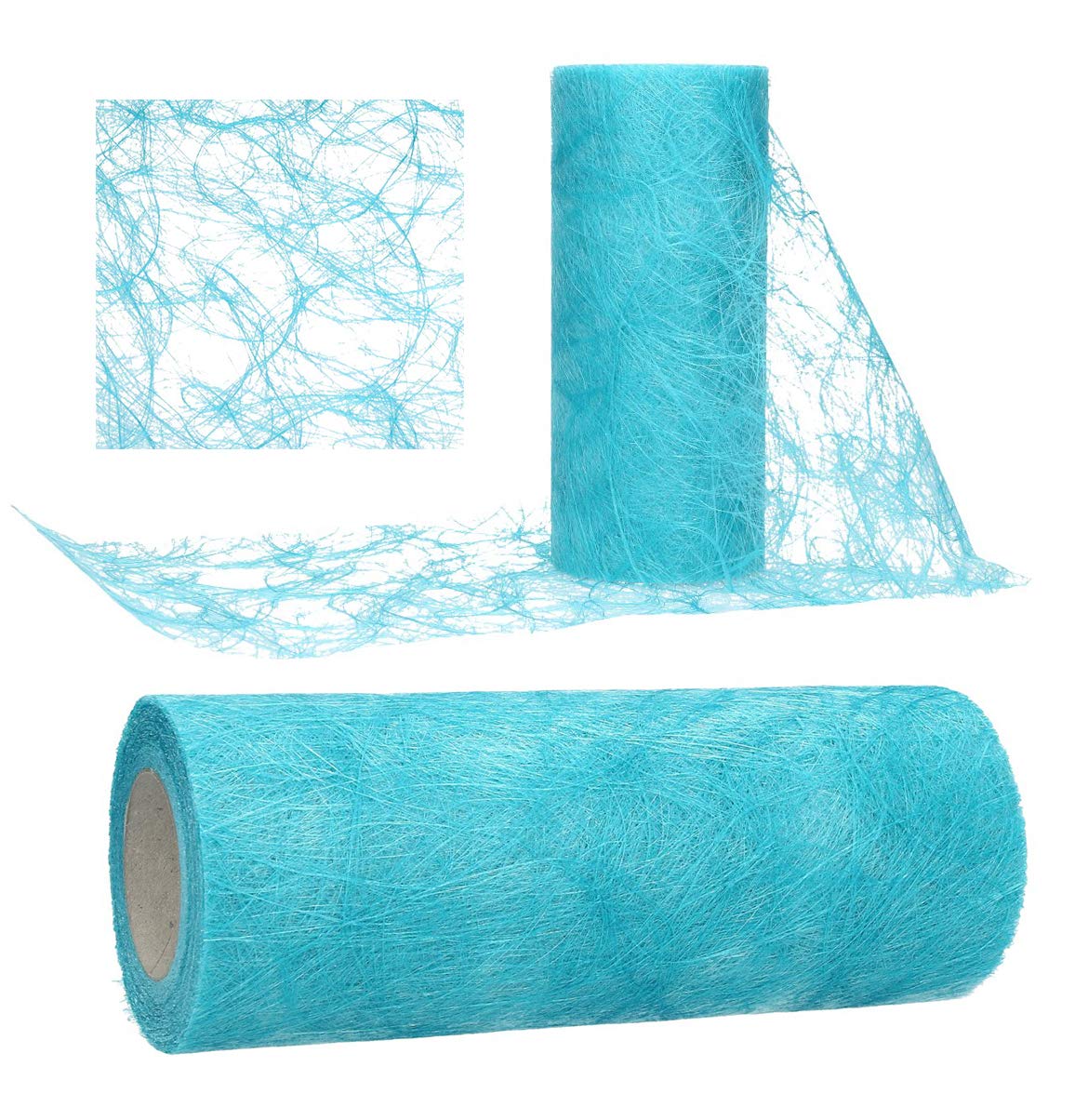 AmaCasa Casaweb Sizoweb Table Runner 20 cm / 25 m for Weddings and Communions