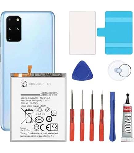 Samsung Galaxy S20+ 5G「バッテリー新品」 Amazon.com: Galaxy S20 Plus Battery, [Upgraded] UNKLOU 5200mAh Li