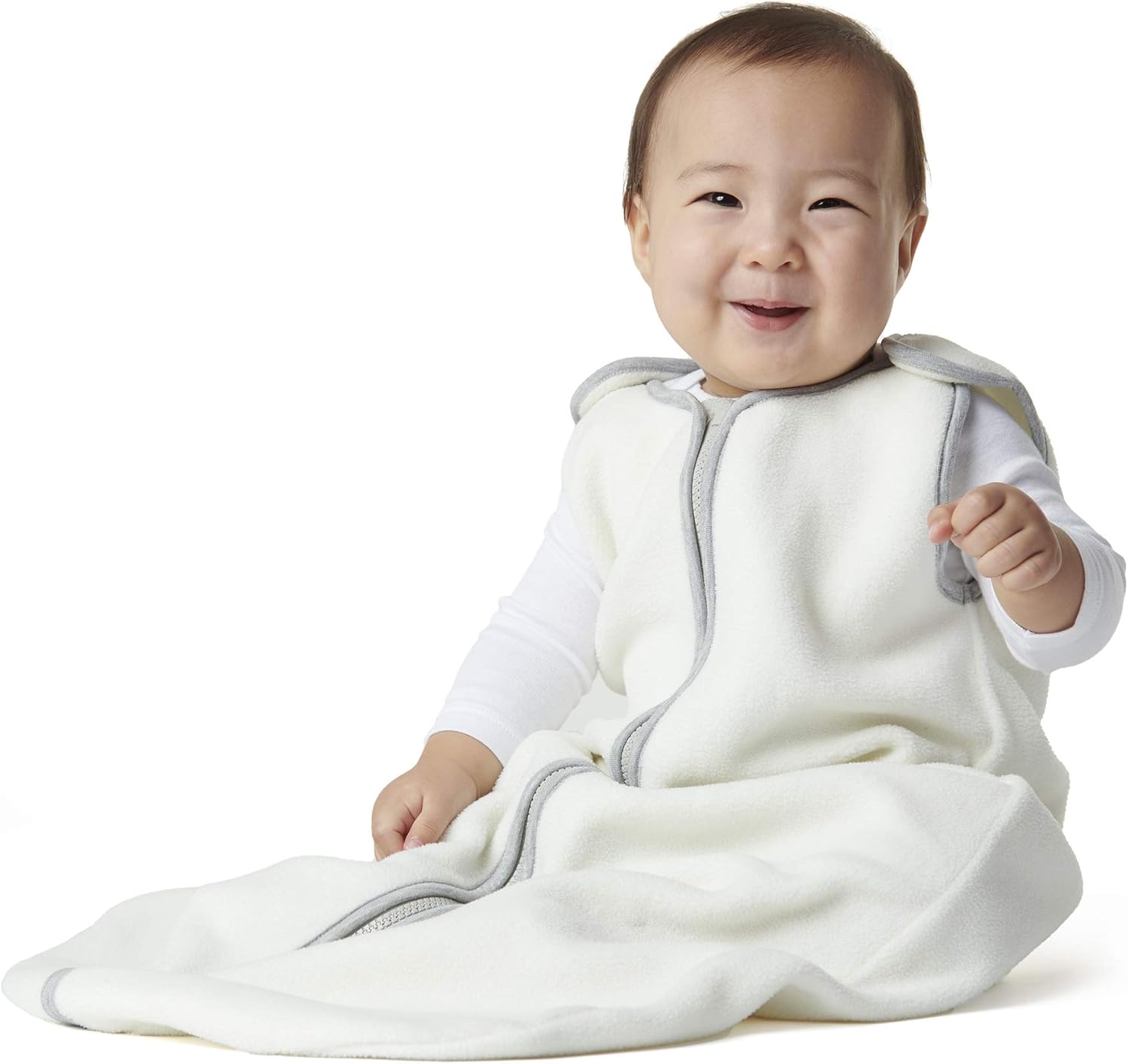 baby deedee Sleep Nest Fleece Baby Sleeping Bag, Ivory, 18-36 Month