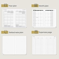 POPRUN Pocket Calendar 2024 Planner Weekly and