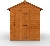 Tiger TigerFlex Shiplap Apex Shed 8x6 ft Single Door Wooden Garden Storage view 3