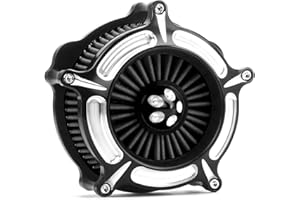 TOPRAMETAL For harley air cleaner filter Sportster Softail Touring street road king glide Dyna for harley davidson air intake filters (Contrast Cut - Gray Filter, A-For Sportster XL models)