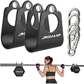 JROMAXP Barbell Home Gym Clips，T-bar Row Attachment and Belt Squat,Dip Belt Hook，Turn Bars into Landmines, Versatile Weightlifting Accessory for Olympic, Dumbbell Barbell Converter Bar
