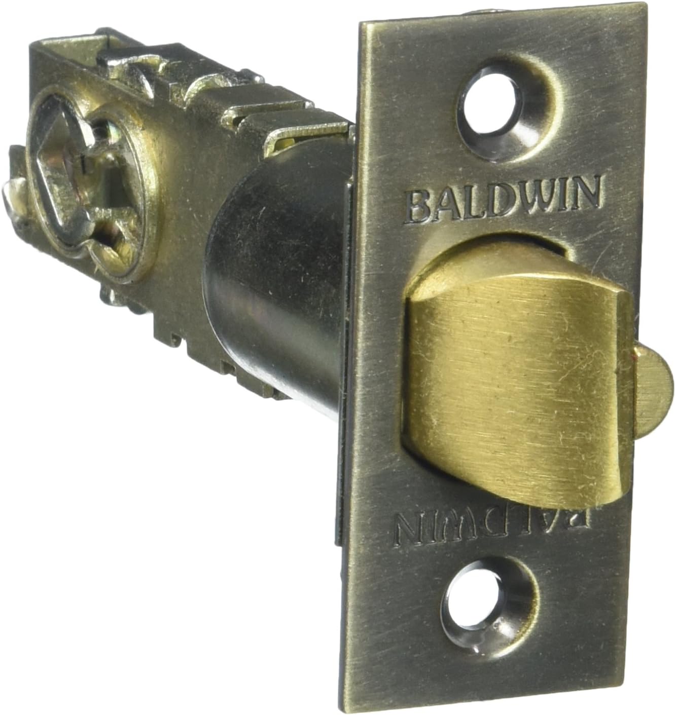 Baldwin 5210 Universal Backset Deadlocking Latchbolt for Keyed Entry