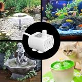 flintronic Submersible 3W Water Pump 200L/H USB Quiet for Aquarium view 7
